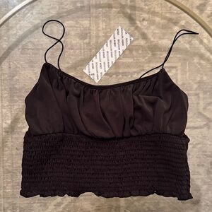Urban Outfitters Cropped Black Women's Top